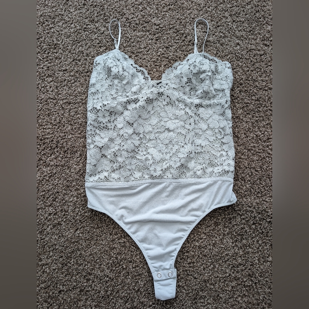 Express Mint Lace Bodysuit